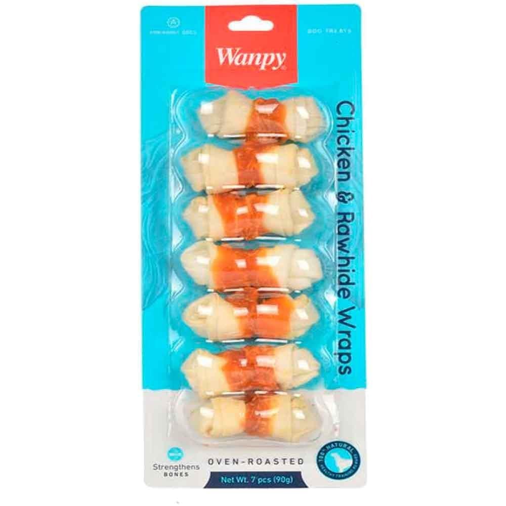 Wanpy Tavuk Sargılı Çiğneme Kemiği 7 li 90 Gr