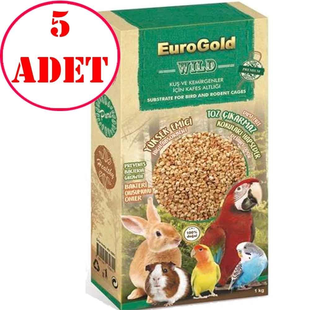 Eurogold Kemirgen ve Kuş Kafes Altlığı 1 Kg 5 AD
