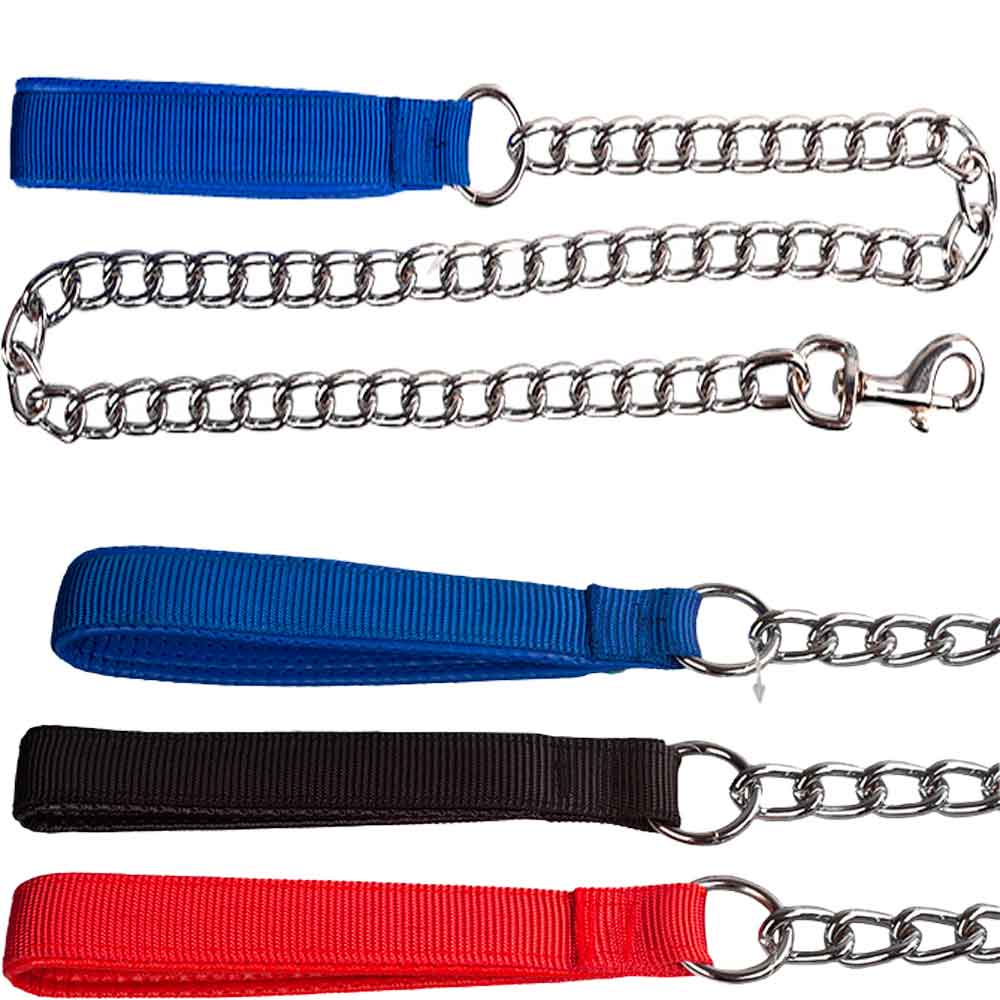 Orijin Pet Köpekler İçin Yumuşak Doku Zincir Gezdirme Tasması 120 Cm x 4,5 mm