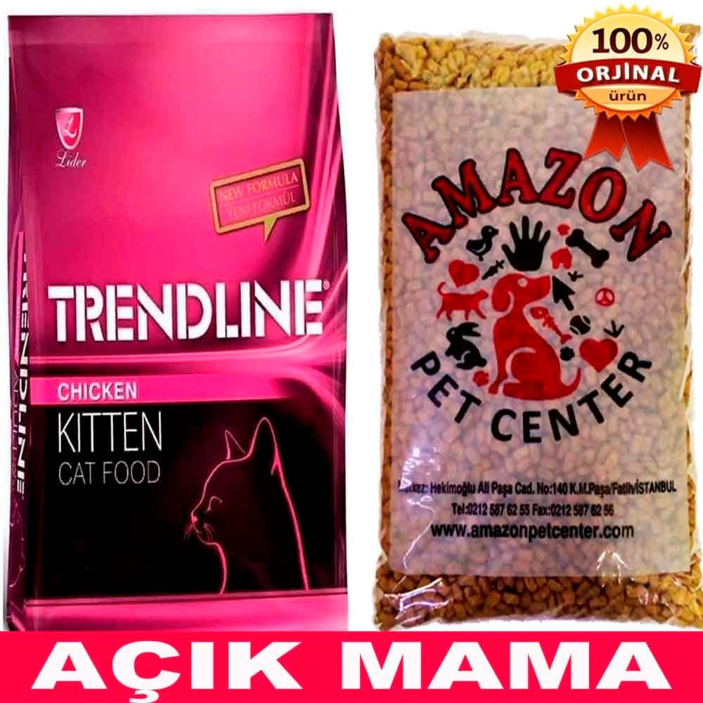Trendline Tavuklu Yavru Kedi Maması Açık 1 Kg