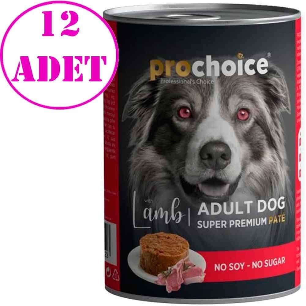 Pro Choice Kuzu Etli Pate Köpek Konservesi 400 Gr 12 AD