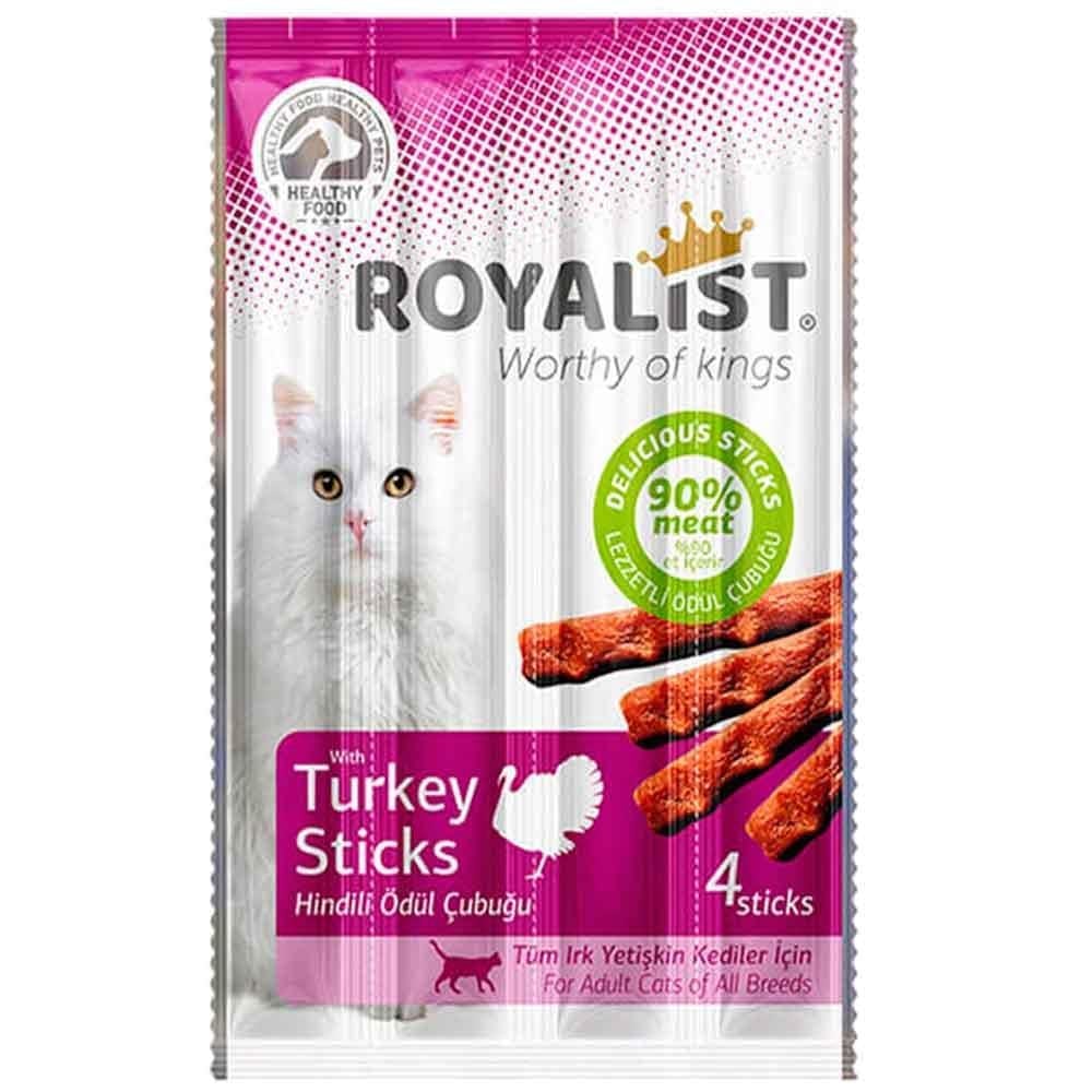 Royalist Hindili Sticks Kedi Ödülü 4'lü 20 gr