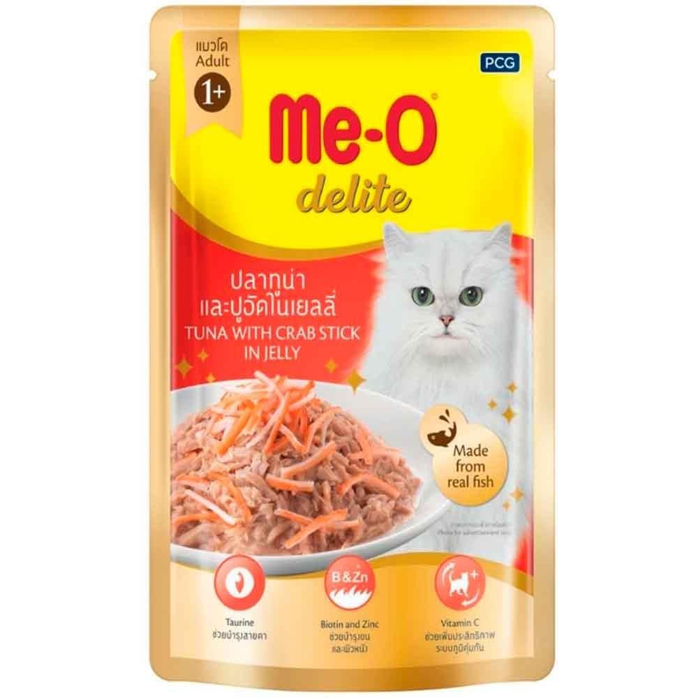 Me-O Delite Pouch Ton Balığı ve Yengeç Kedi Konservesi 70 Gr
