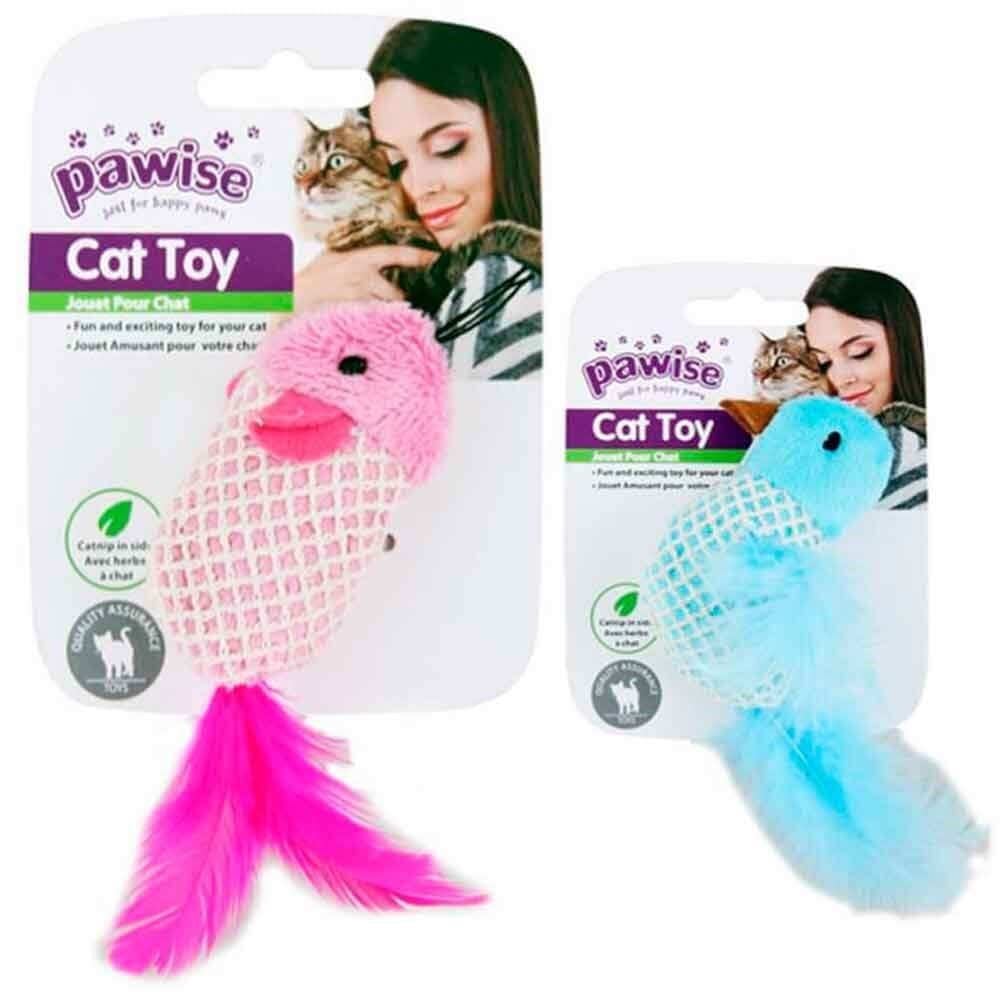 Pawise Catnipli Peluş Fare Kedi Oyuncağı 10 cm