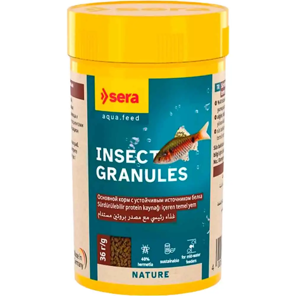 Sera İnsect Nature Tropikal Granül Balık Yemi 100 ML
