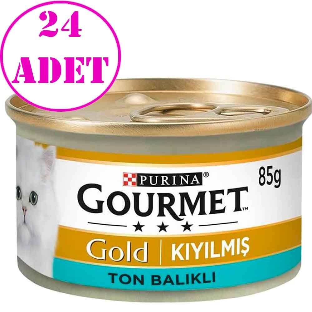 Gourmet Gold Kıyılmış Ton Balıklı Kedi Konservesi 85 gr 24 Adet