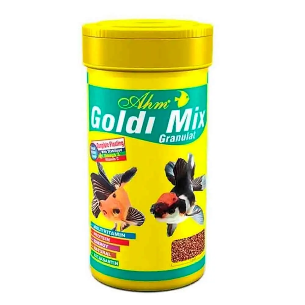 Ahm Goldi Mix Granulat Balık Yemi 1000 ml