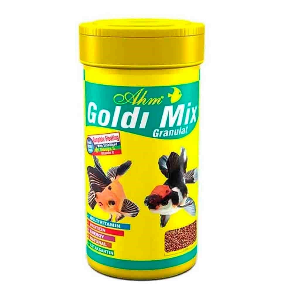 Ahm Goldi Mix Granulat Balık Yemi 1000 ml