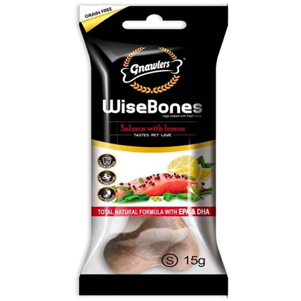 Gnawlers Köpek Ödül Kemiği Somonlu ve Limonlu 15 Gr