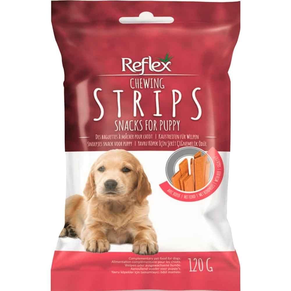 Reflex Şerit Yavru Köpek İçin Çiğnemelik Ödül Maması 120 Gr