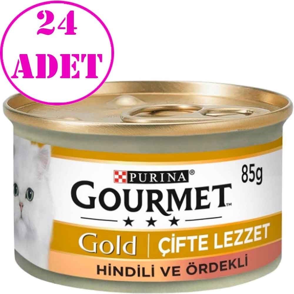 Gourmet Gold Hindili Ördekli Kedi Konservesi 85 Gr 24 AD