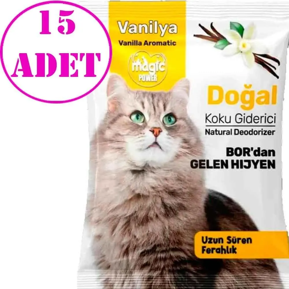 Magic Power Kedi Kumu Koku Giderici Vanilya 25 Gr 15 AD