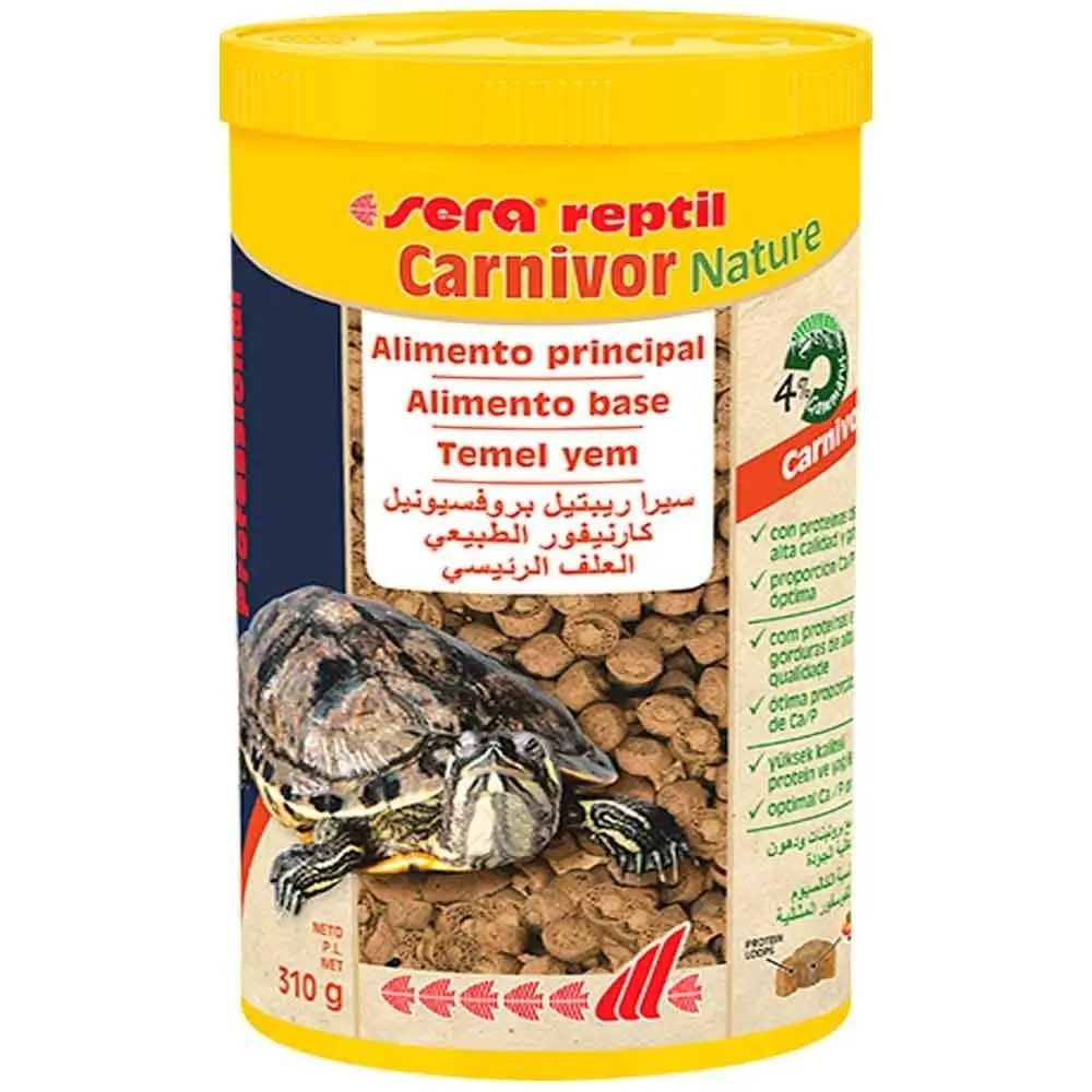 Sera Kaplumbağa ve Sürüngen Yemi Etçil Nature 1000 ML
