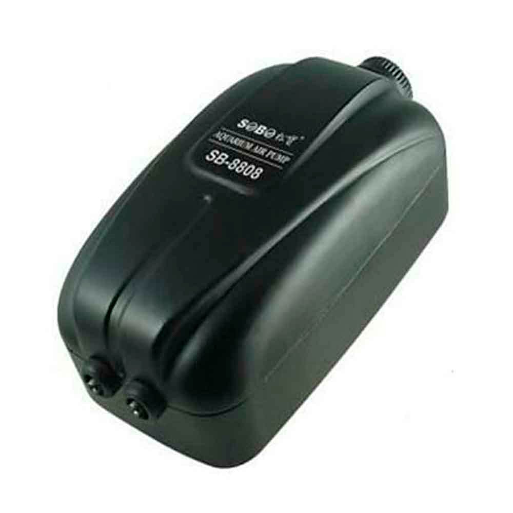 Sobo Çift Çıkışlı Akvaryum Hava Motoru SB-8808