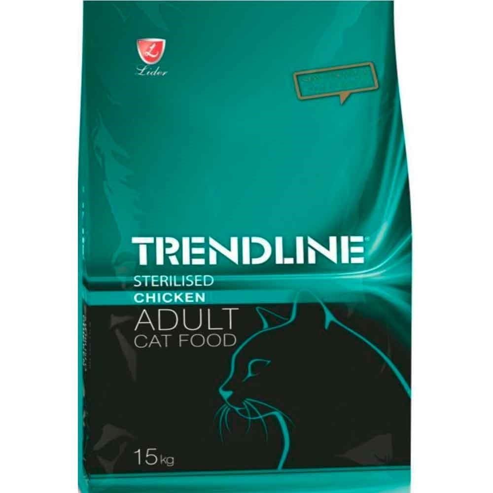 Trendline Kısırlaştırılmış Tavuklu Kedi Maması 15 Kg