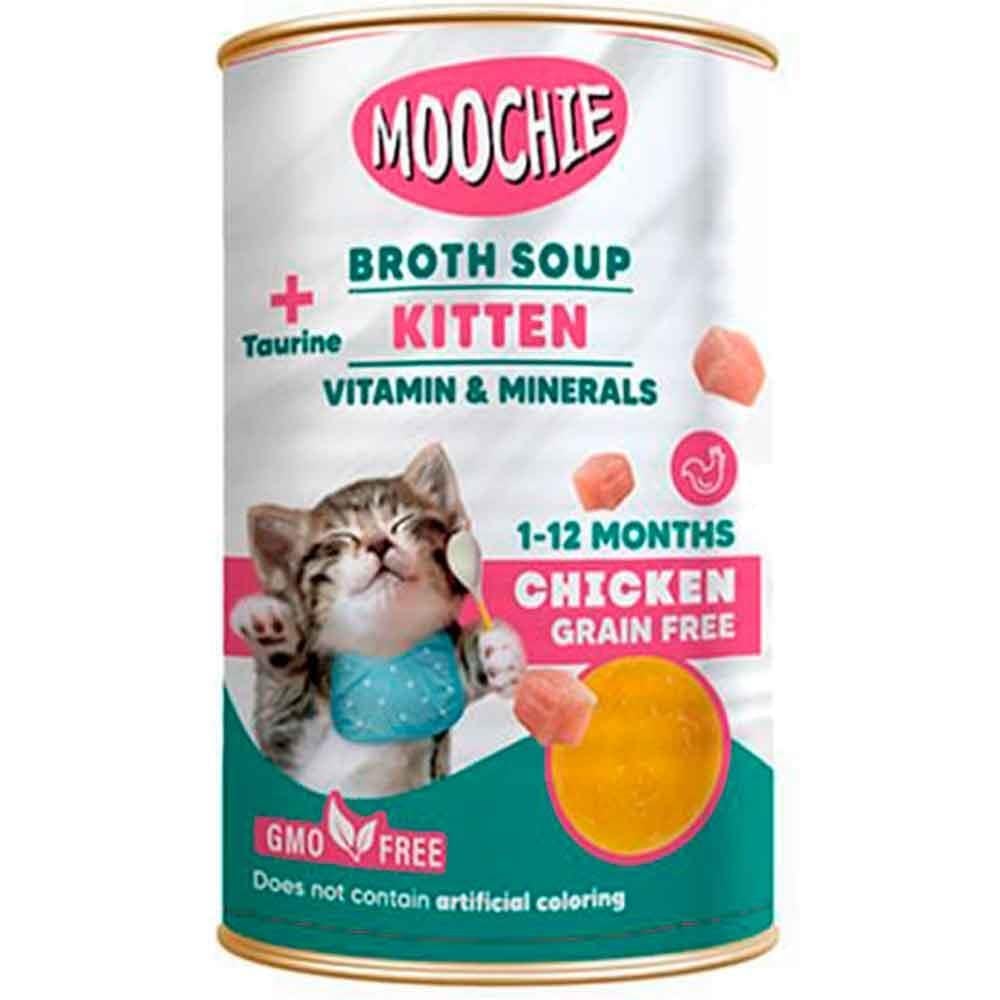 Moochie Tavuklu Tahılsız Yavru Kedi Çorbası 135 ml