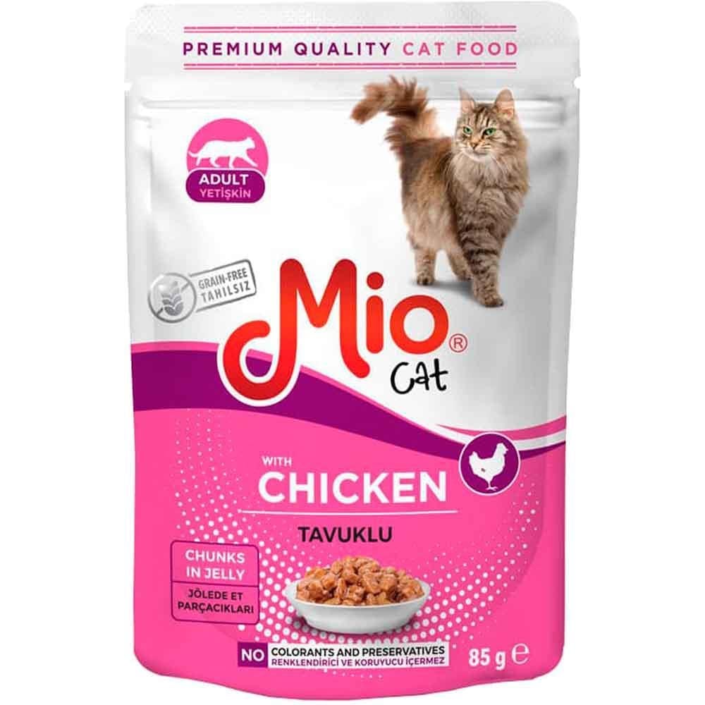 Mio Tavuklu Kedi Yaş Mama Jöleli 85 Gr
