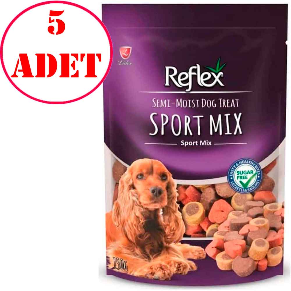Reflex Sport Mix Yumuşak Köpek Ödülü 150 Gr 5 Adet