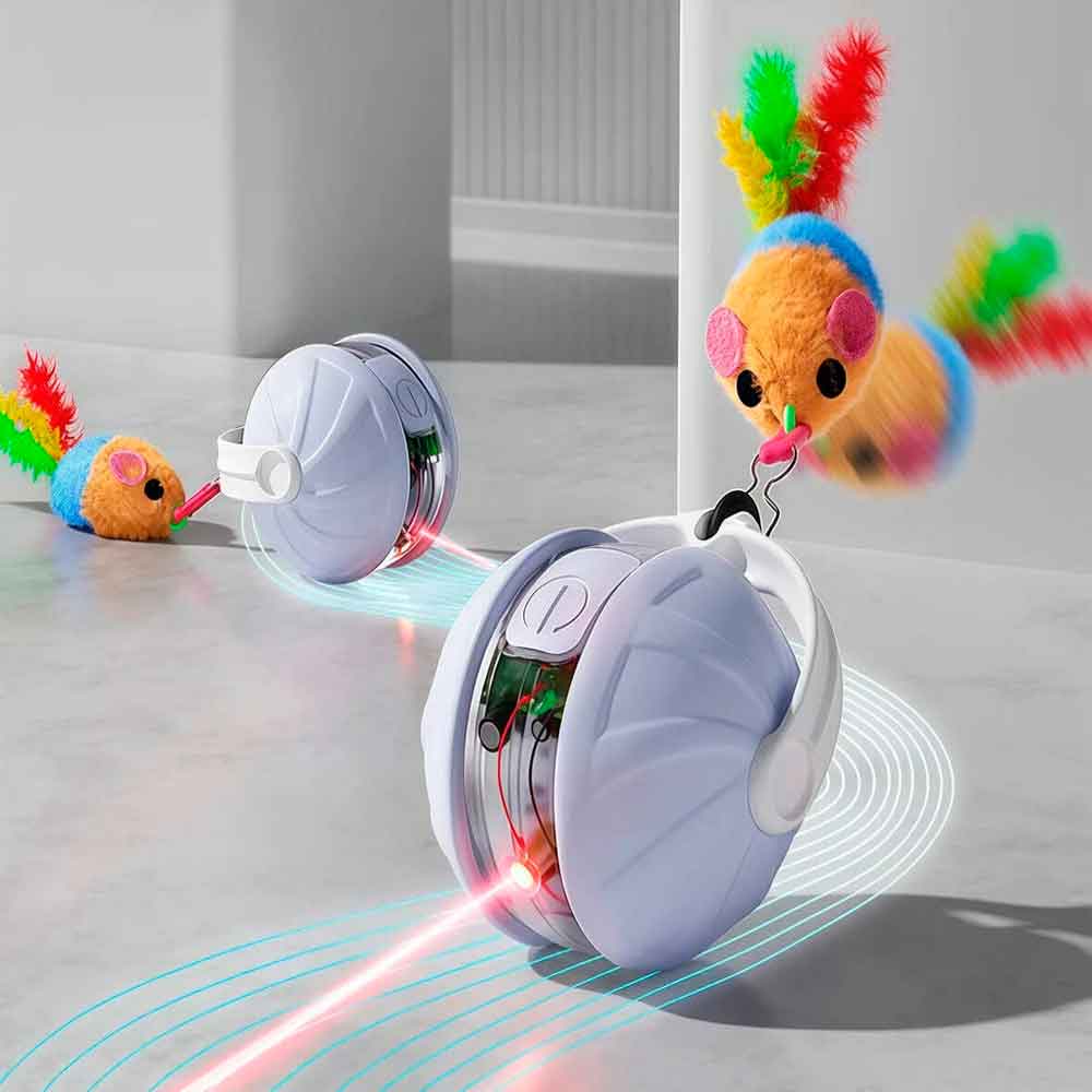 Nunbell Kedi Oyuncağı Kuyruklu Hareketli Lazer