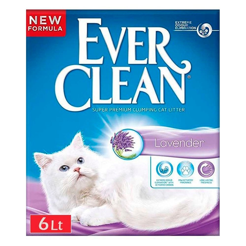 Ever Clean Lavander Lavanta Kokulu Topaklaşan Kedi Kumu 6 Lt