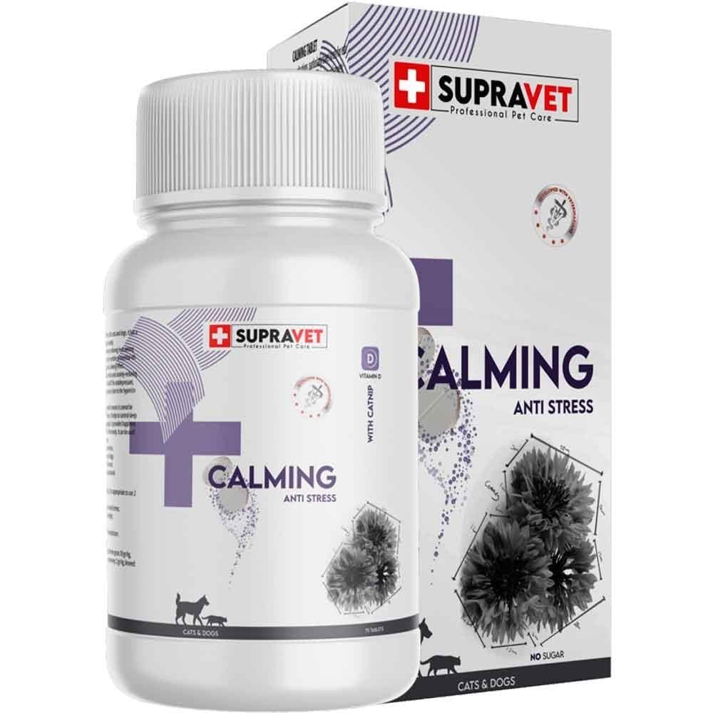Supravet Kedi ve Köpekler İçin Sakinleştirici Calming Tablet 75'li