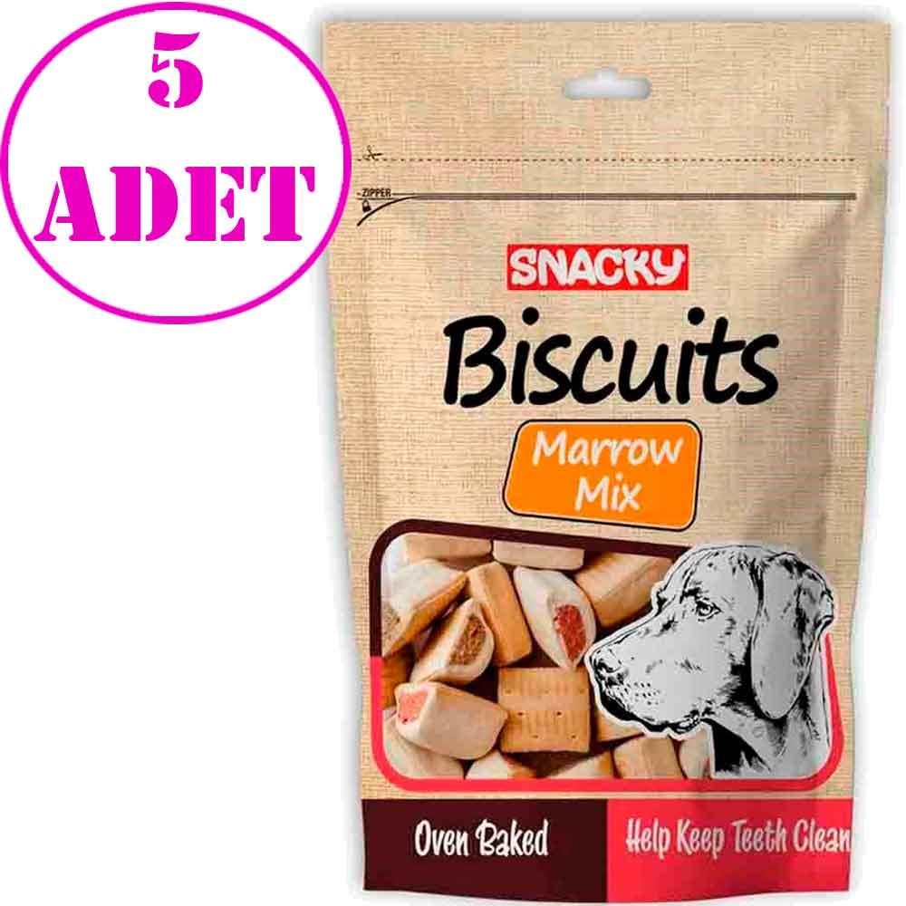 Snacky Marrow Mix Köpek Bisküvisi 200 Gr 5 AD