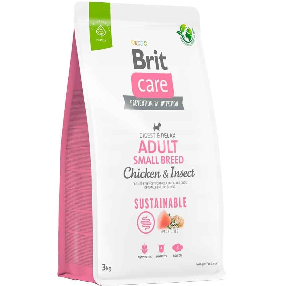Brit Care Digest Relax Tavuklu Böcek Proteinli Küçük Irk Yetişkin Köpek Maması 3 Kg