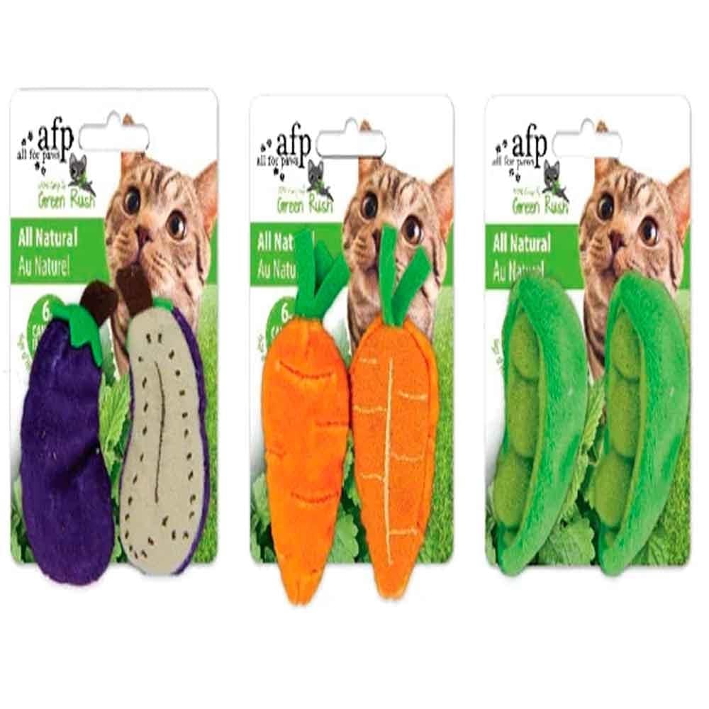 AFP Green Rush Kedi Otlu Sebze Peluş Kedi Oyuncağı