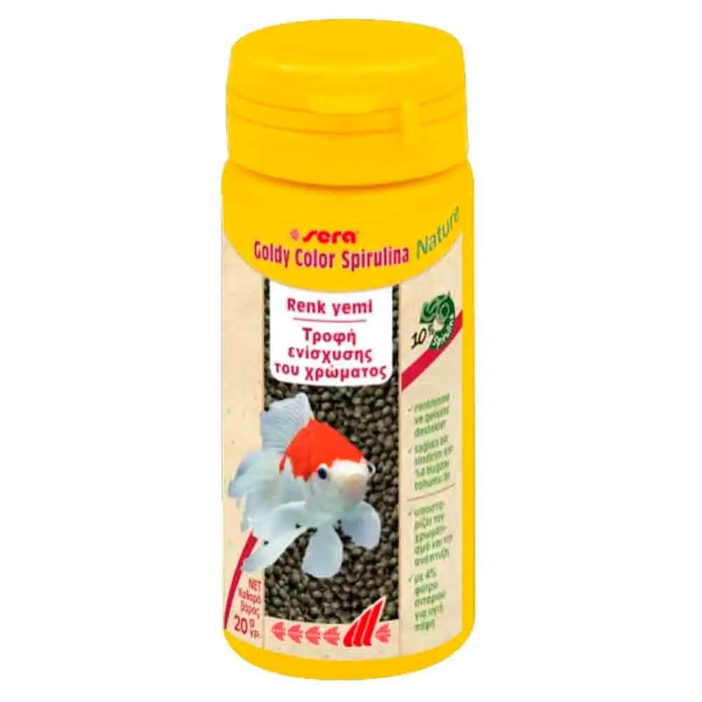 Sera Goldy Color Spirulina Japon Balığı Granül Renk Yemi 50 ml