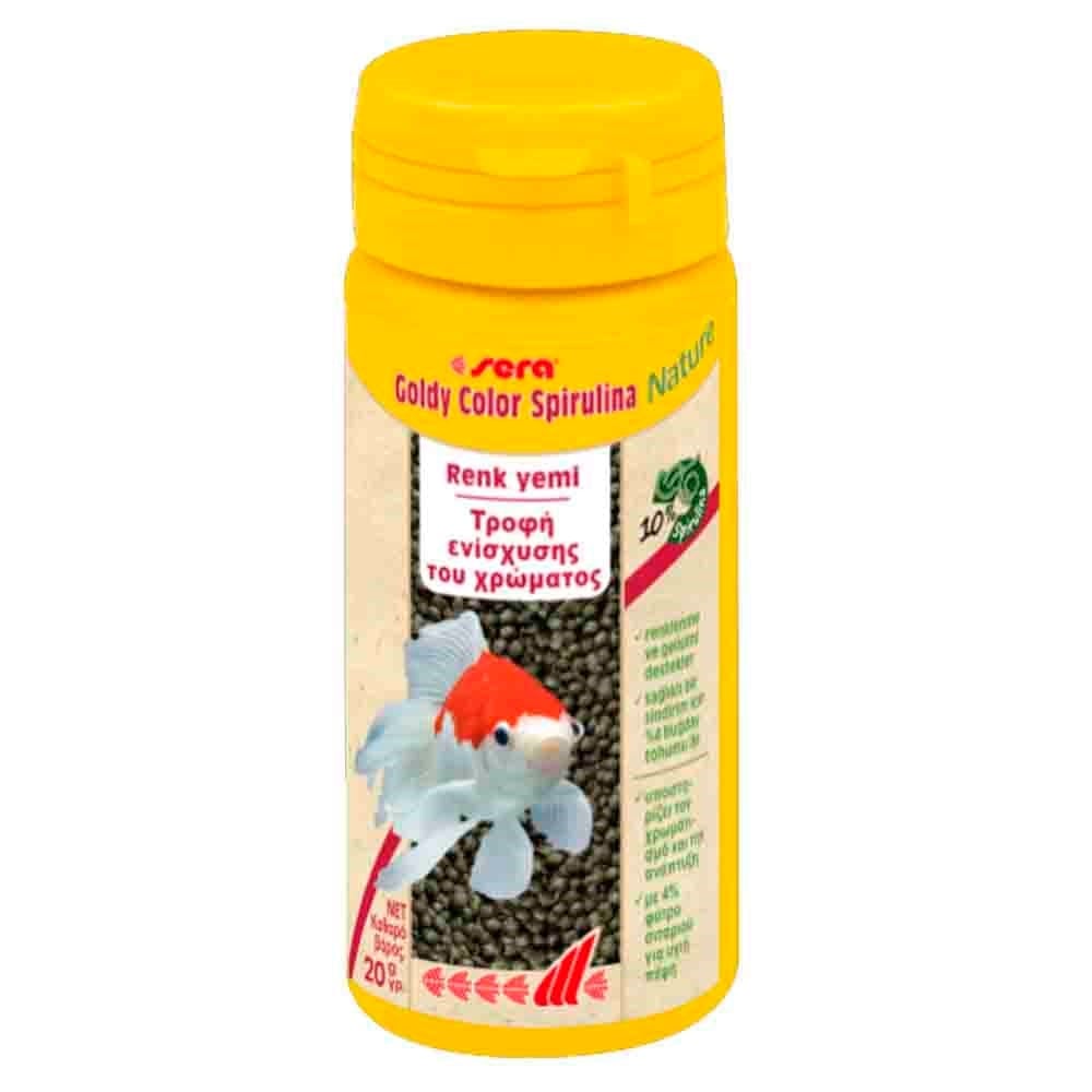 Sera Goldy Color Spirulina Japon Balığı Granül Renk Yemi 50 ml