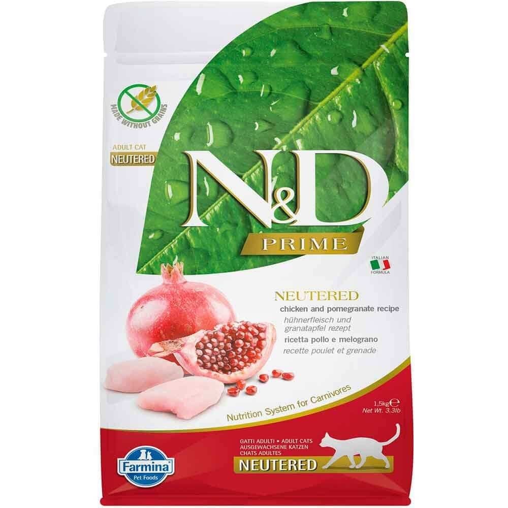 ND Tahılsız Tavuklu Narlı Kısır Kedi Maması 1,5 Kg