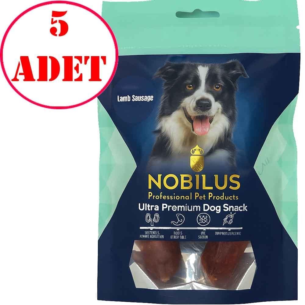 Nobilus Köpek Ödül Maması Kuzu Etli Sosis 80 Gr 5 AD