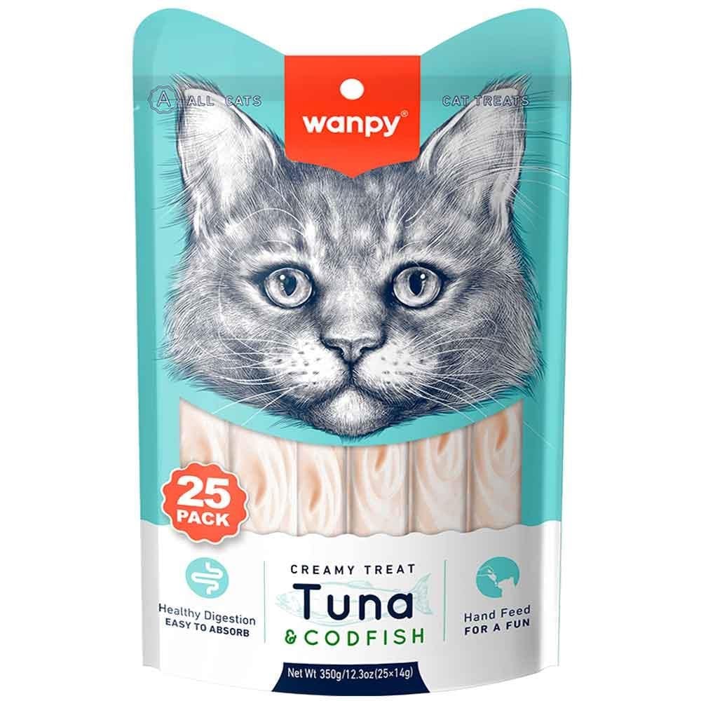 Wanpy Ton Morina Balıklı Kedi Ödülü 14 Gr X 25'li