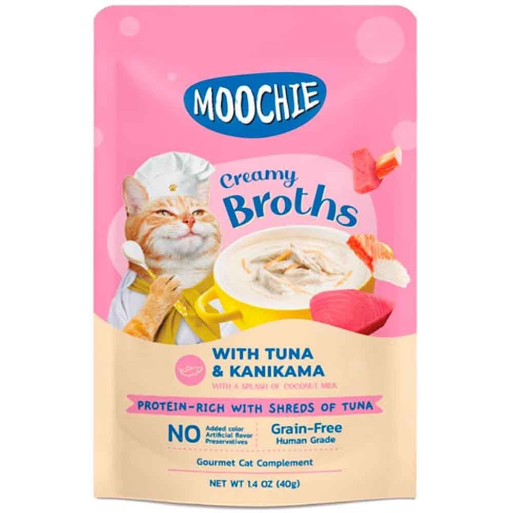Moochie Kedi Çorbası Parça Ton Balığı Kanikama Tahılsız 40 Gr