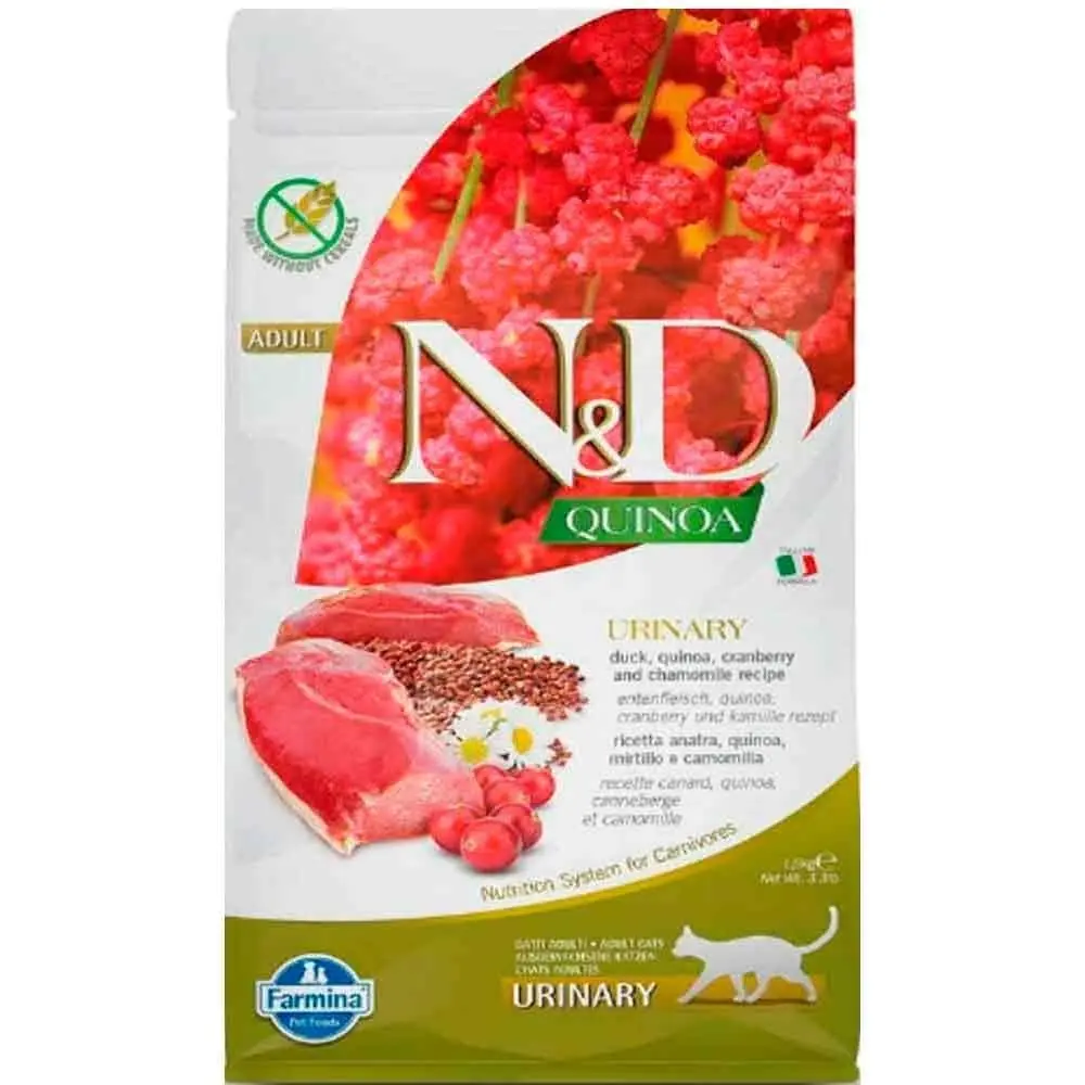 ND Quinoa Tahılsız Ördek Etli Urinary Kedi Maması 300 GR