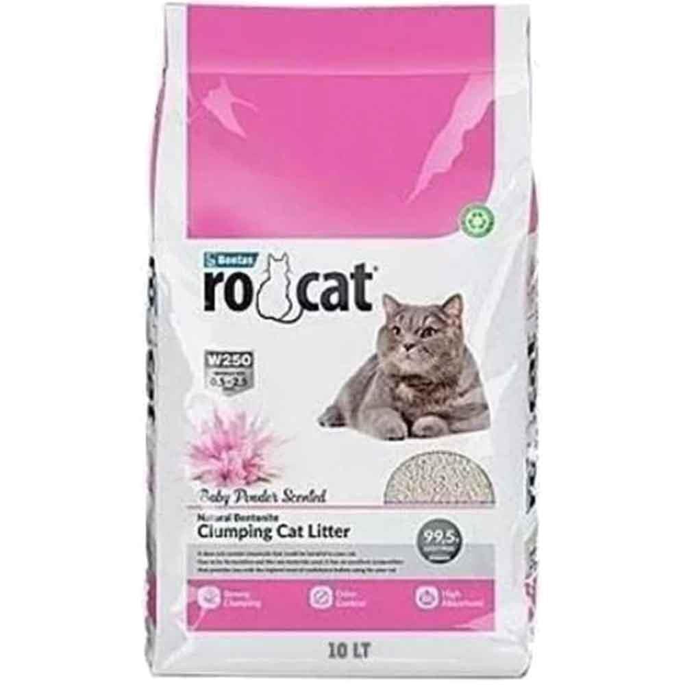 RoCat Kedi Kumu 10 LT Bebek Pudrası Kokulu