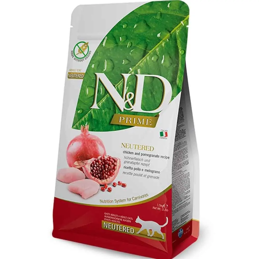 ND Tahılsız Tavuklu Narlı Kısır Kedi Maması 300 GR