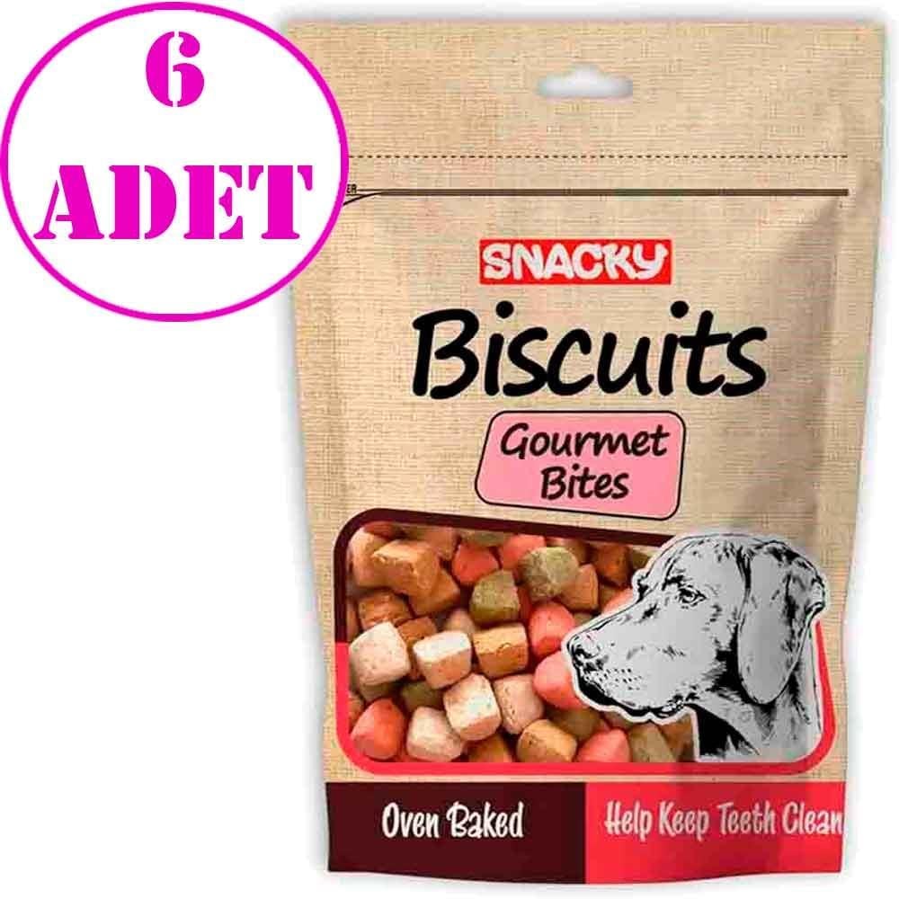 Snacky Gourmet Bites Köpek Ödül Bisküvisi 200 Gr 6 AD