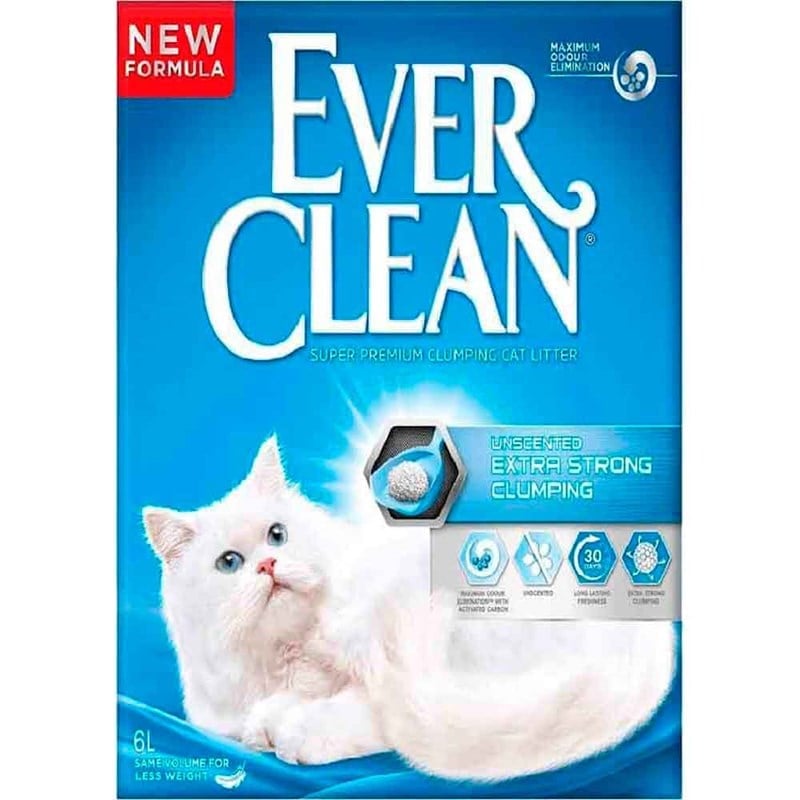 Ever Clean Extra Strong Ekstra Güçlü Kokusuz Kedi Kumu 6 L