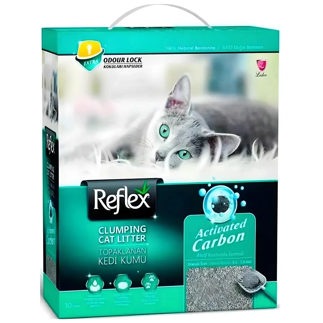 Reflex Kedi Kumu Aktif Karbonlu Topaklanan 6 Lt