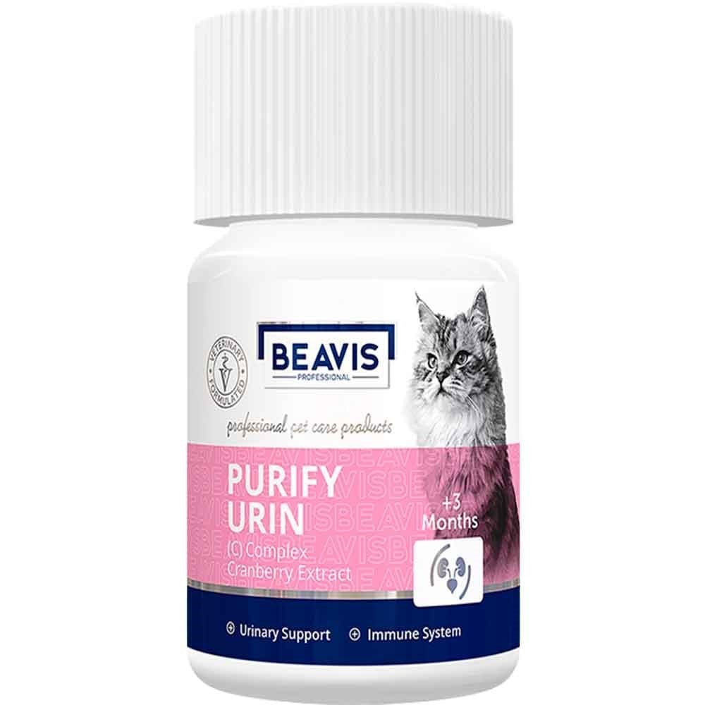 Beavis Kediler İçin İdrar Yolu Sağlığı Düzenleyici C Vitaminli Tablet 40 Lı