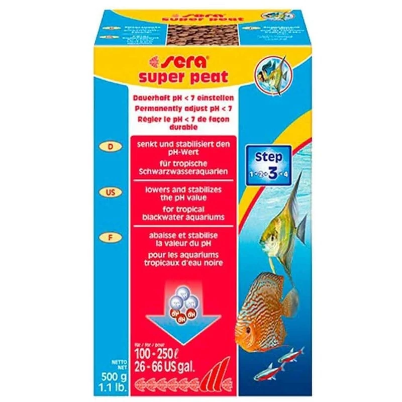 Sera Süper Peat Filtre Malzemesi Torf 500 Gr