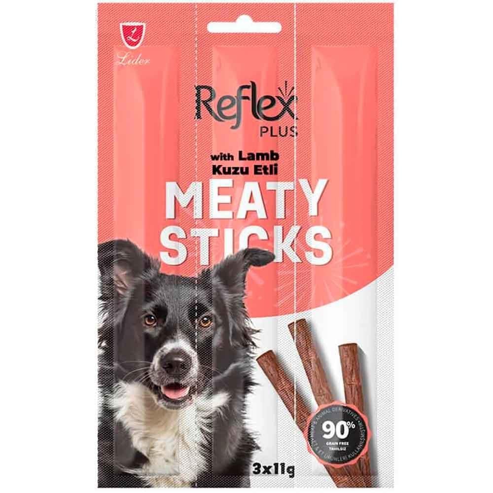 Reflex Kuzu Etli Köpek Ödül Çubuğu 3x11 Gr