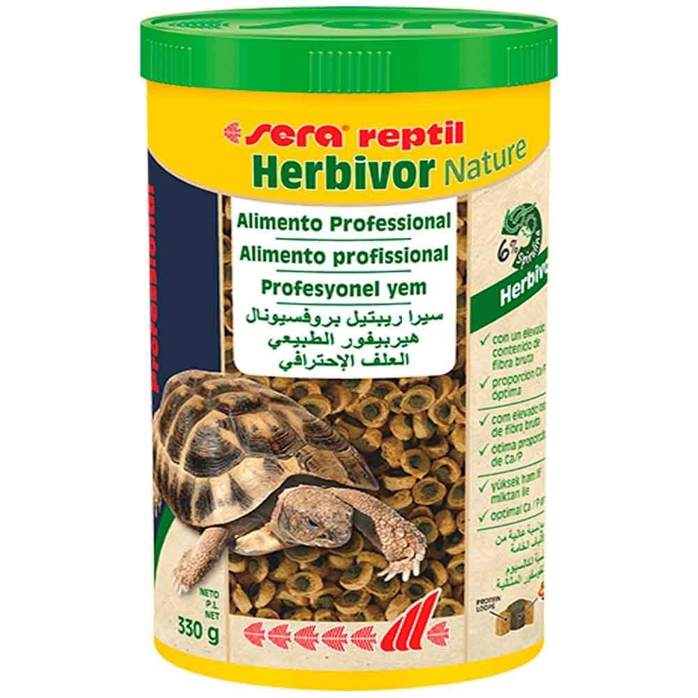 Sera Kaplumbağa ve Sürüngen Yemi Otçul Nature 1000 ML