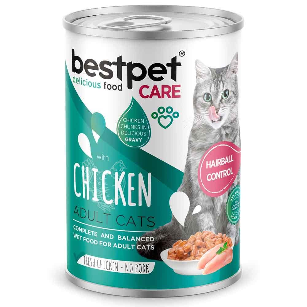Best Pet Kedi Konservesi Tavuklu Hairball 400 Gr