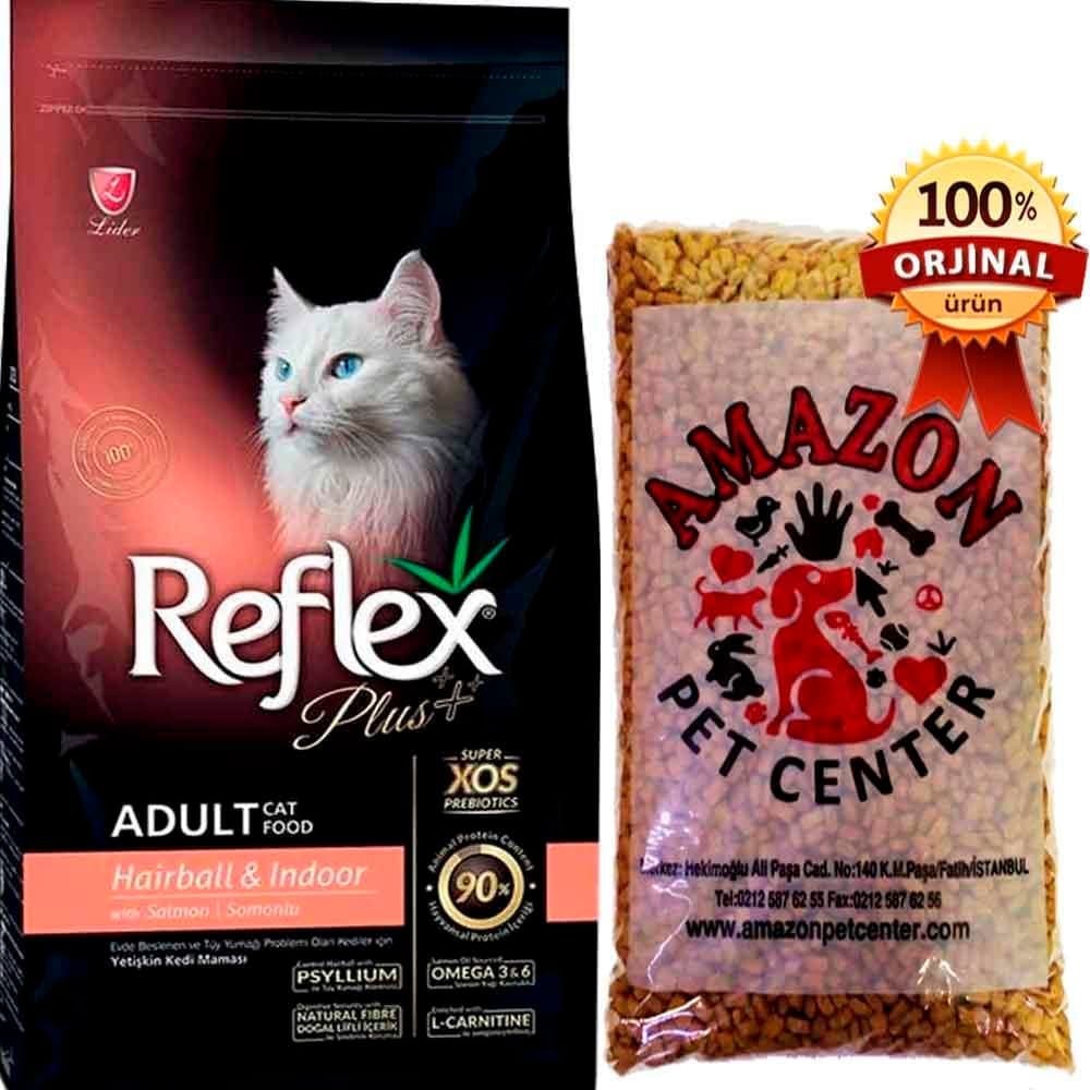 Reflex Plus Hairball Somonlu Yetişkin Kedi Maması Açık 1 Kg