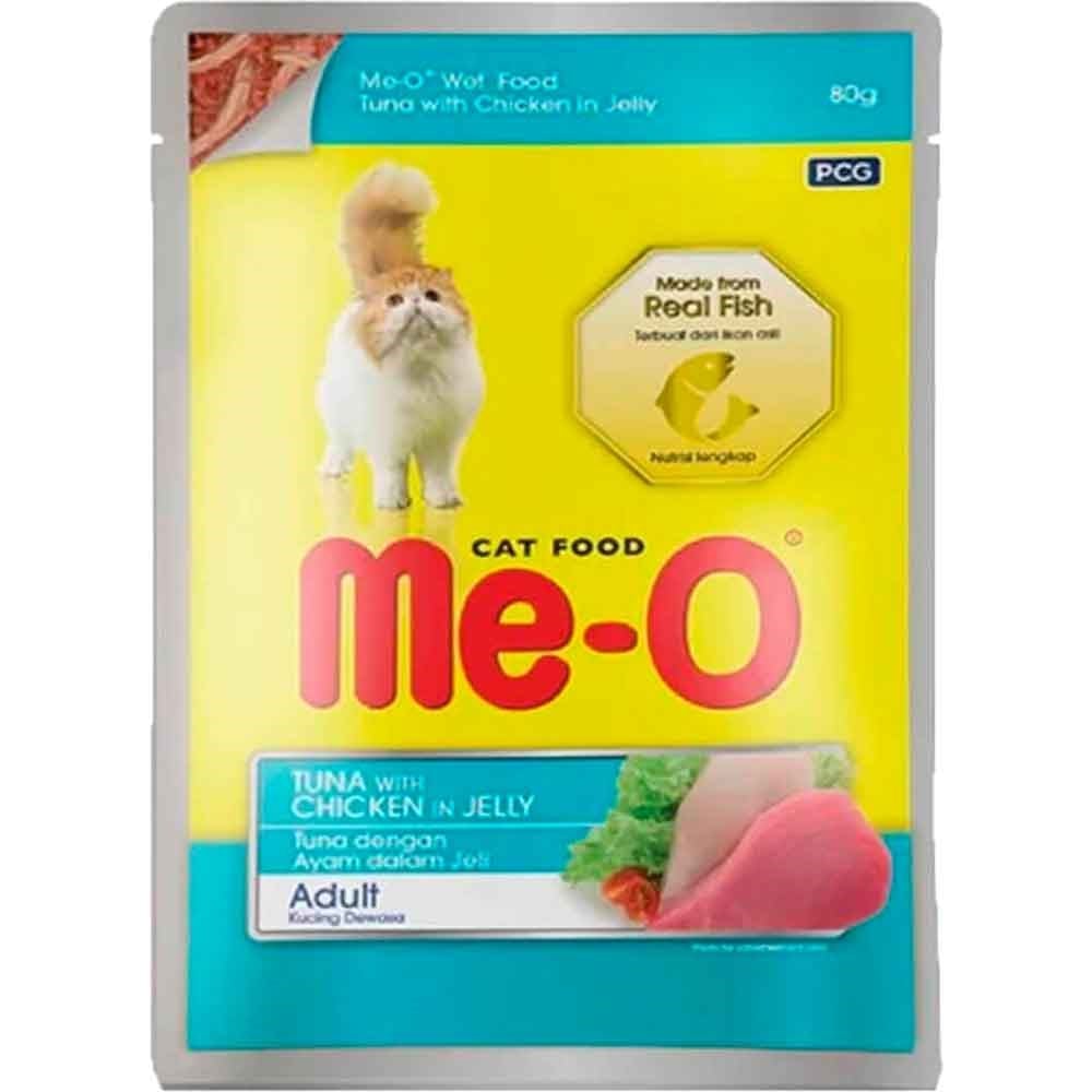 Meo Kedi Konservesi Jöle Ton Balıklı 80gr