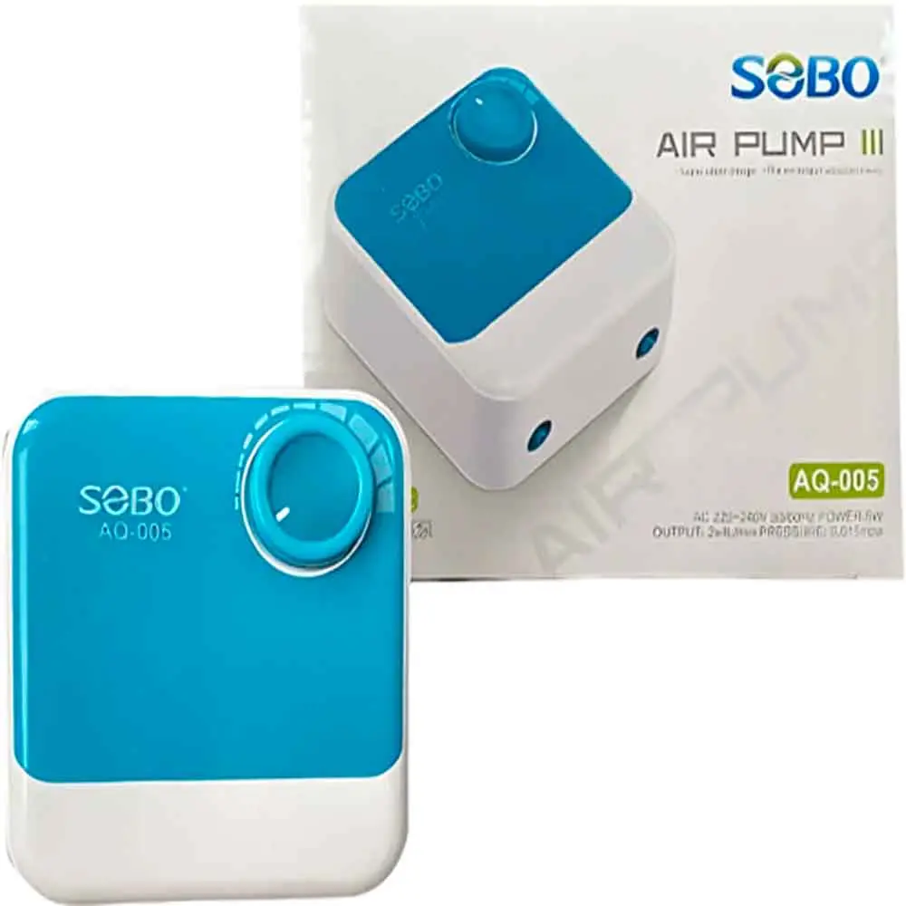 Sobo Akvaryum Hava Motoru Çift Çıkışlı 5 W 2 x 4 Lt/Min