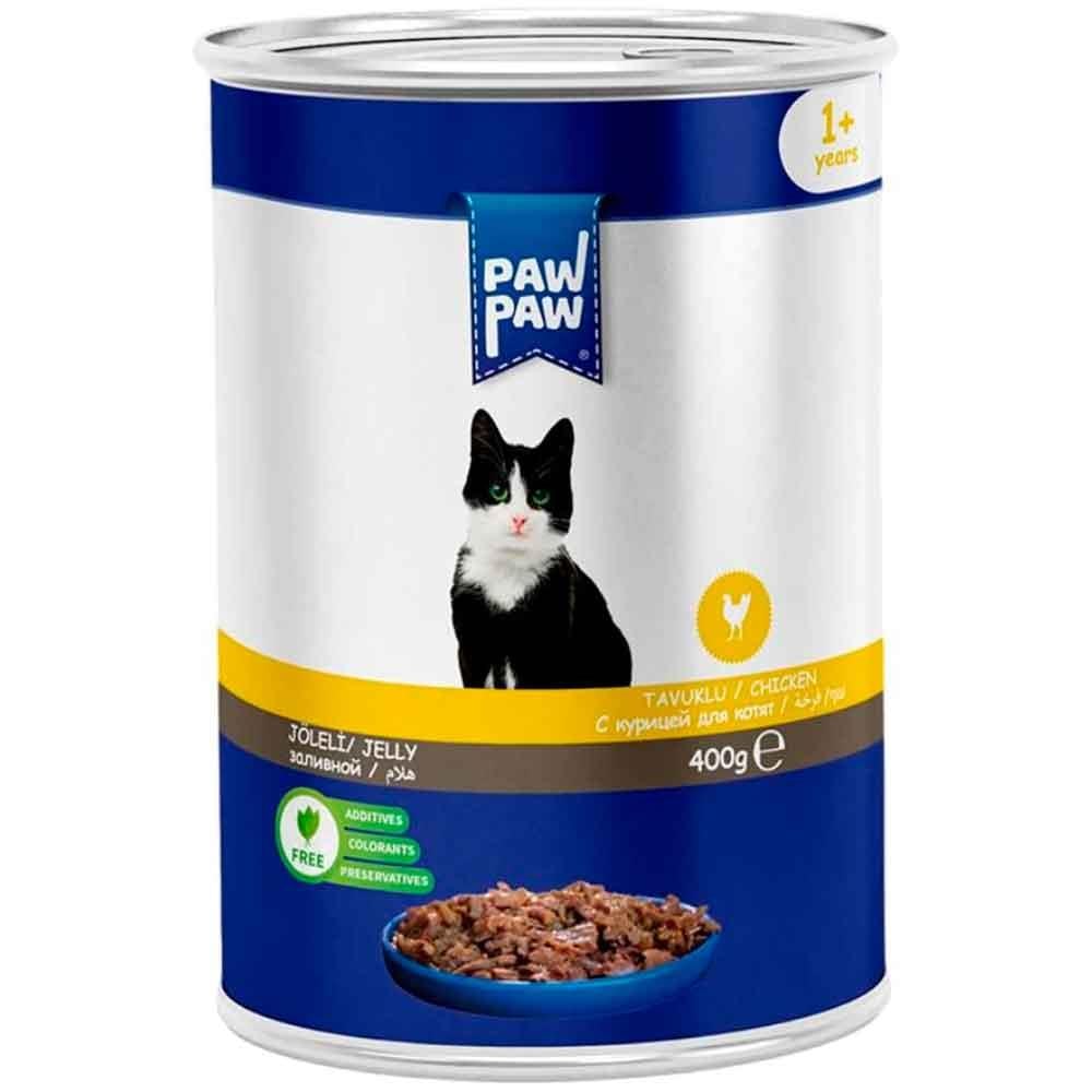 Pawpaw Kedi Konservesi Tavuklu 400 Gr