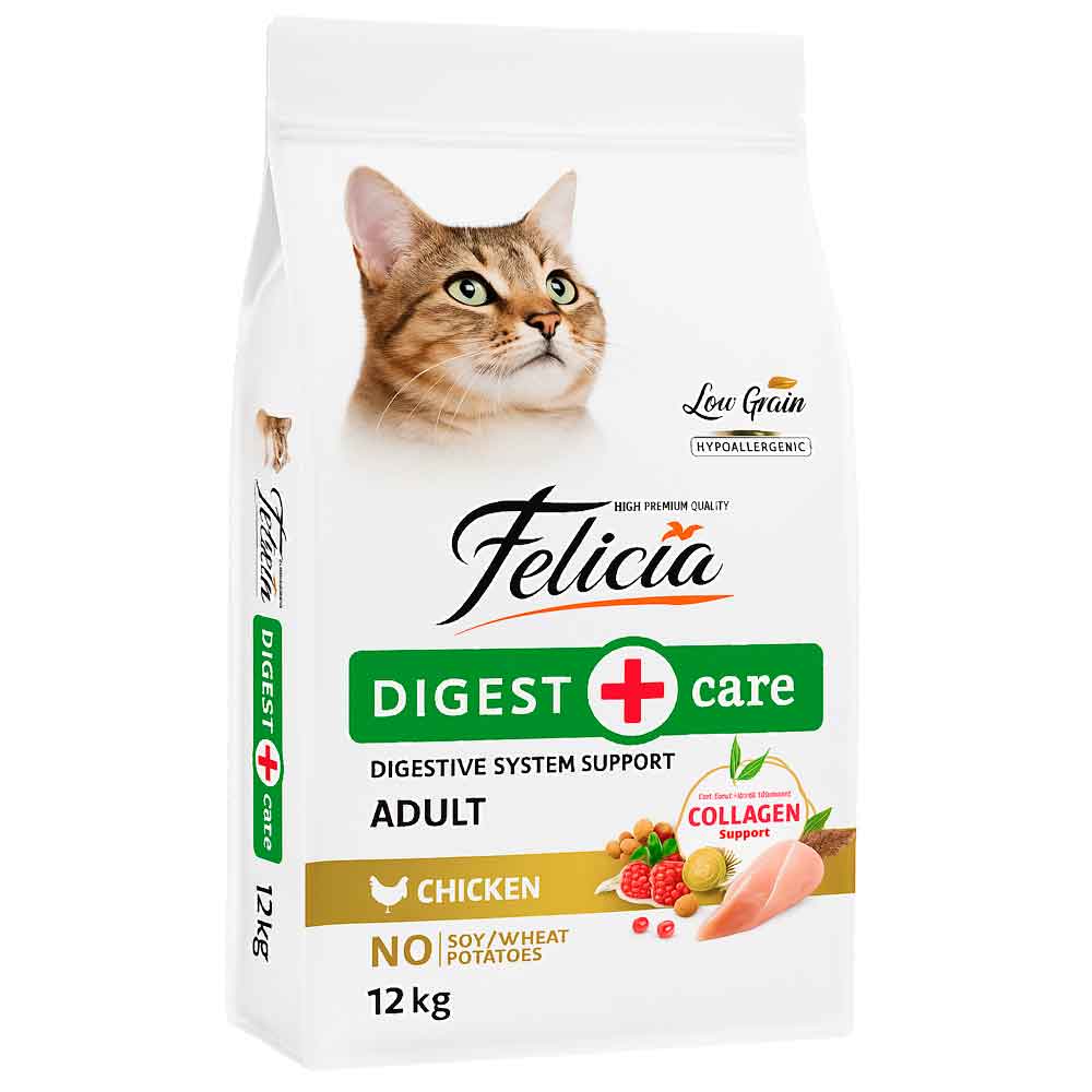 Felicia Kedi Maması Tavuklu Kolajenli 12 Kg